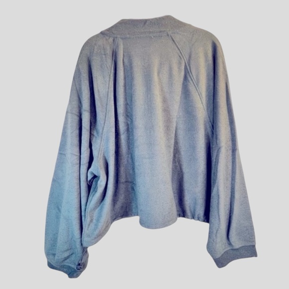 Ricki's Women's Sweatshirt XL Blue Terry Half Zip Kangaroo Pocket - Picture 12 of 14